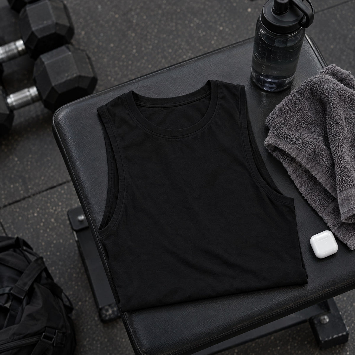 Fitness Tank — Black