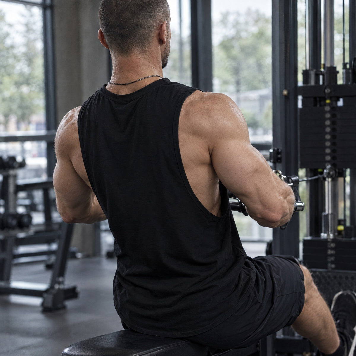 Fitness Tank — Black