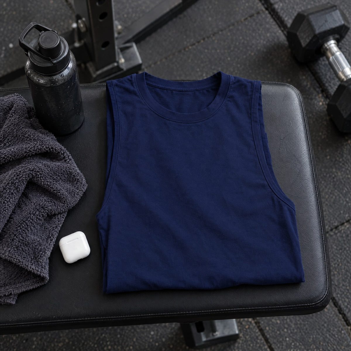 Fitness Tank — Dark Blue
