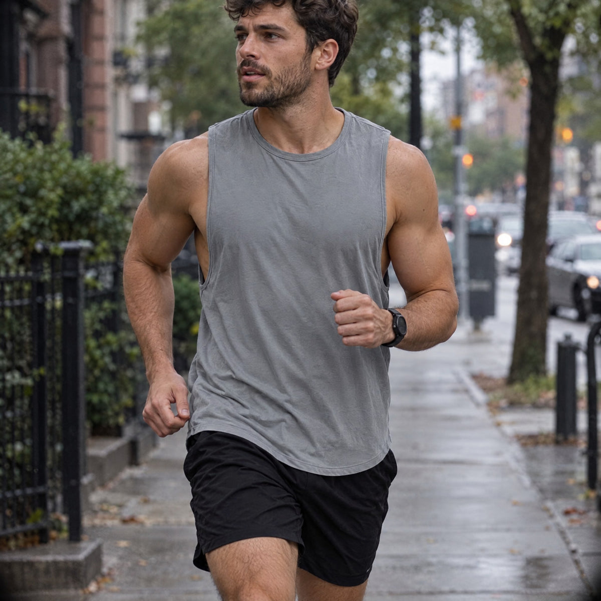Fitness Tank — Grey