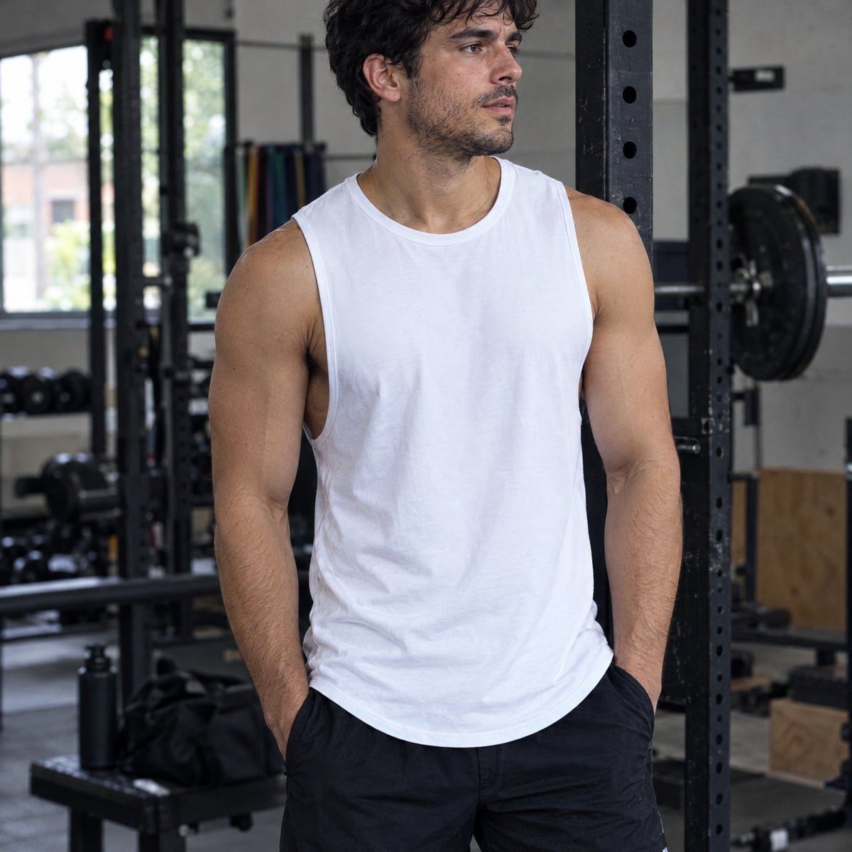 Fitness Tank — White