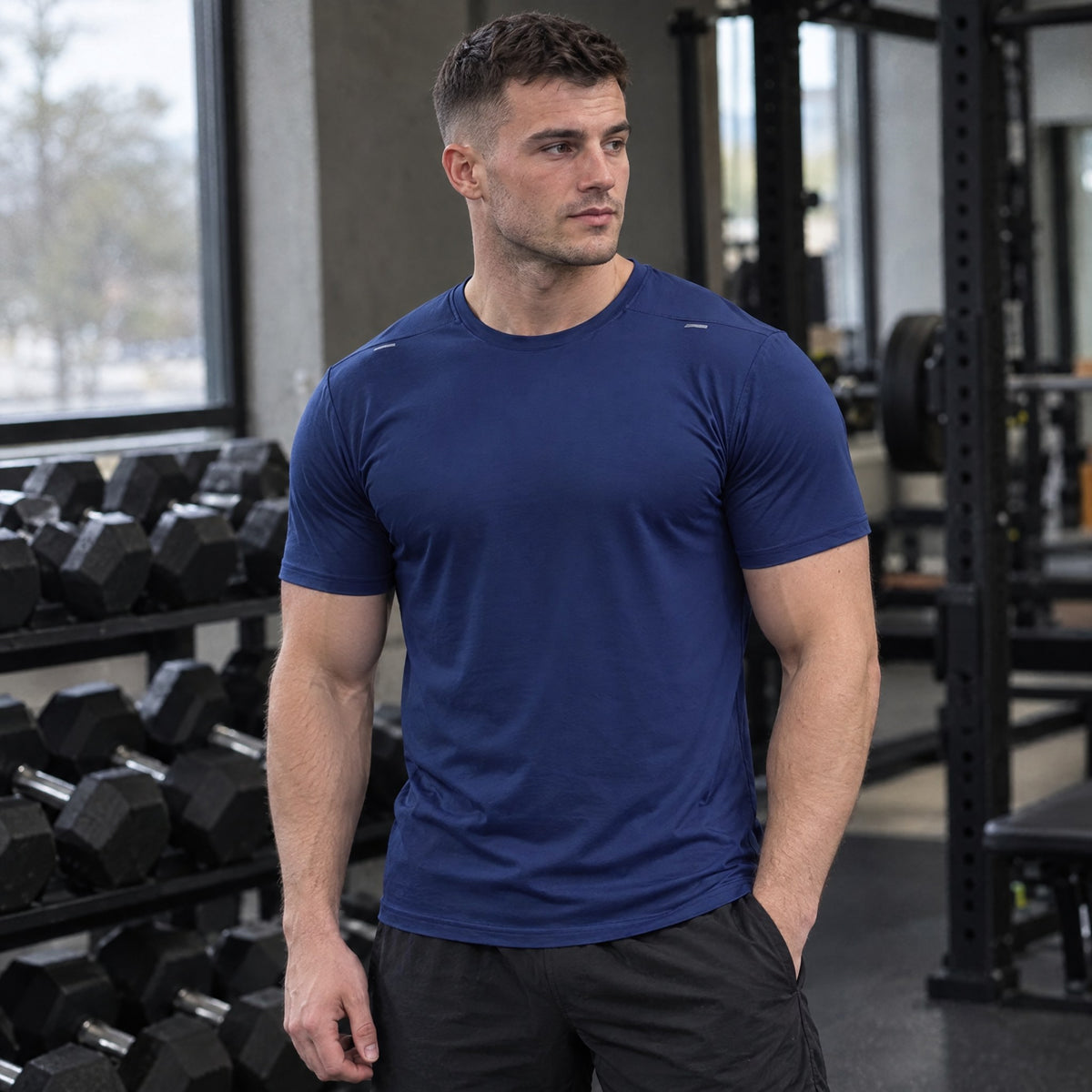 Training Shirt — Dark Blue